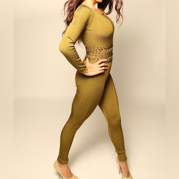 Brand New Bandage Jumpsuit - Picture 2 of 2